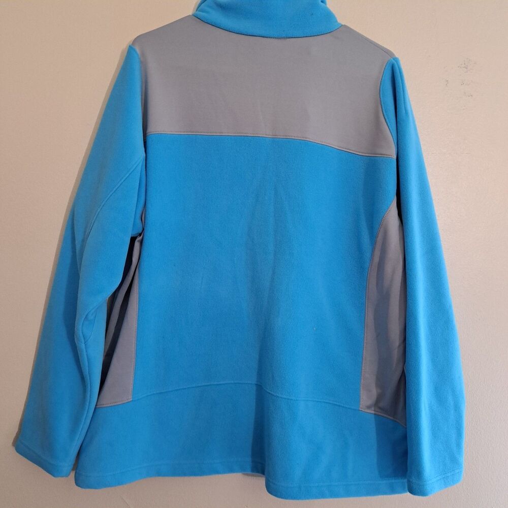 Columbia  blue and grey fleece jacket womans 2X - Picture 6 of 7